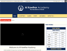 Tablet Screenshot of akacademy.org